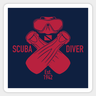 Scuba Diver Sticker